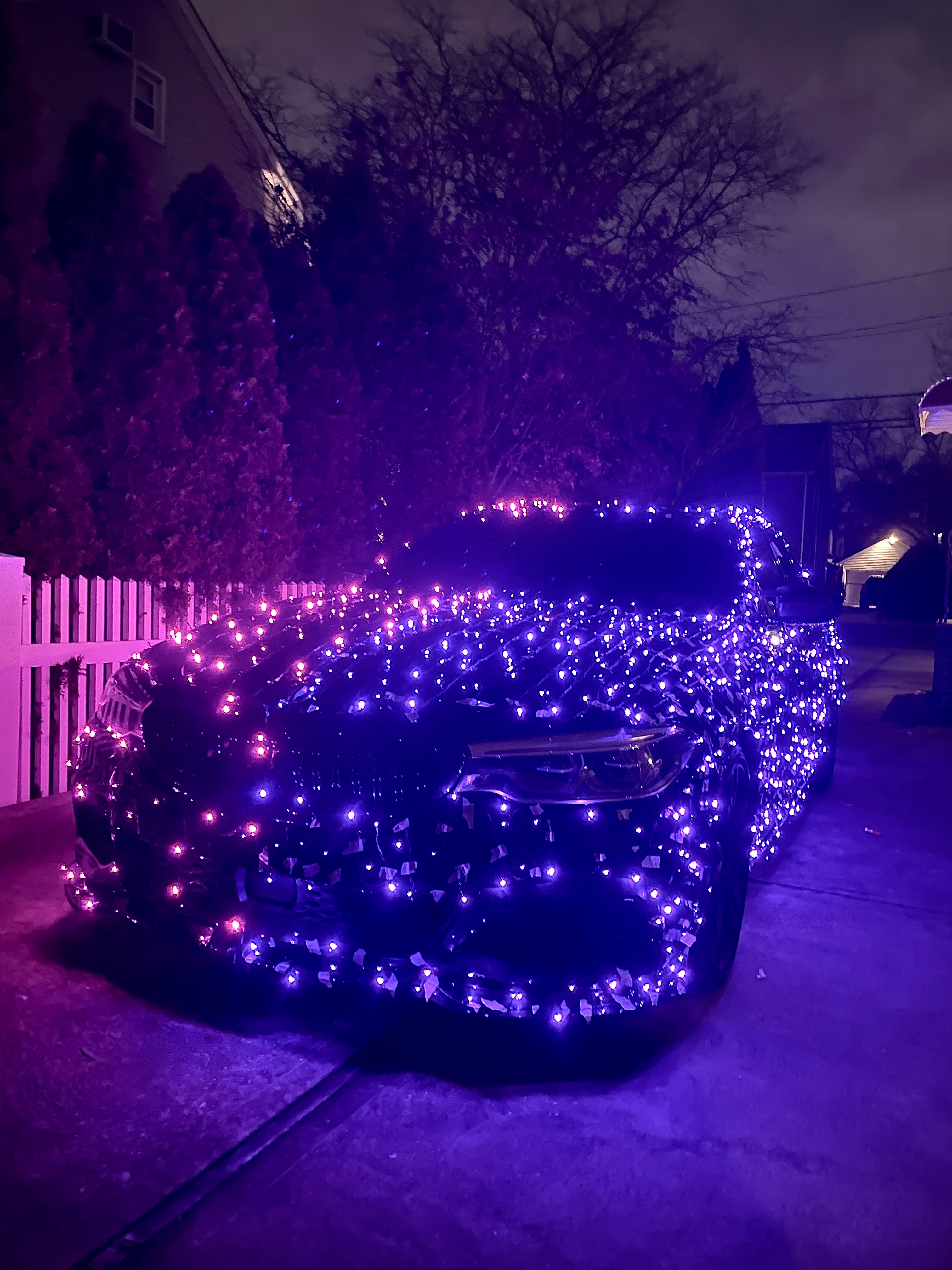 BMW M550i Blade Runner custom lighting Queens